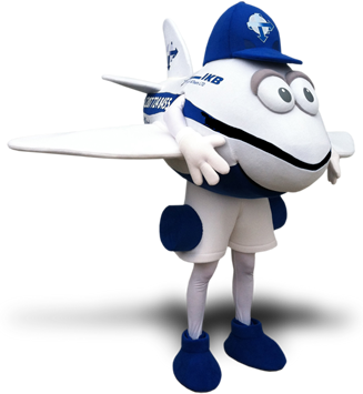 AIRPLANE MASCOT COSTUMES