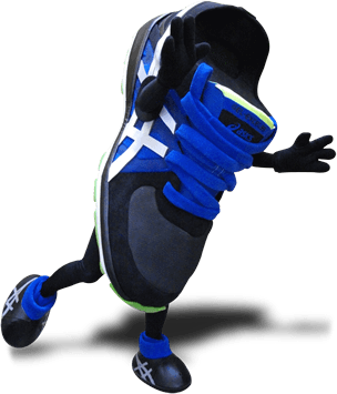 TRAINING SHOE PROMOTIONAL MASCOT