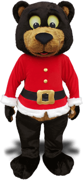 CHRISTMAS BEAR MASCOT COSTUME