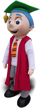 CHILDREN'S UNIVERSITY MASCOT COSTUME