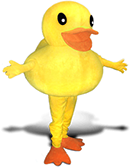 BATH DUCK MASCOT COSTUME