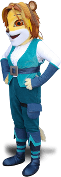 LIONESS MASCOT COSTUME