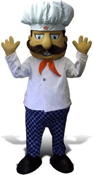 CHEF MASCOT COSTUME
