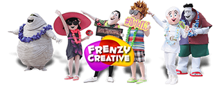 Mascot costumes created for film premier Cannes