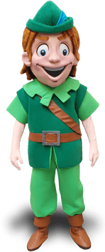 ROBIN HOOD MASCOT COSTUME