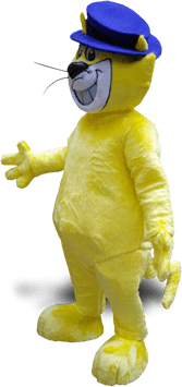 TOP CAT MASCOT COSTUME